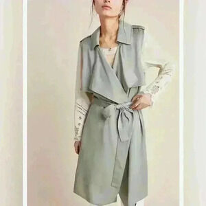 Anthropologie Bagatelle long line vest or wrap dress